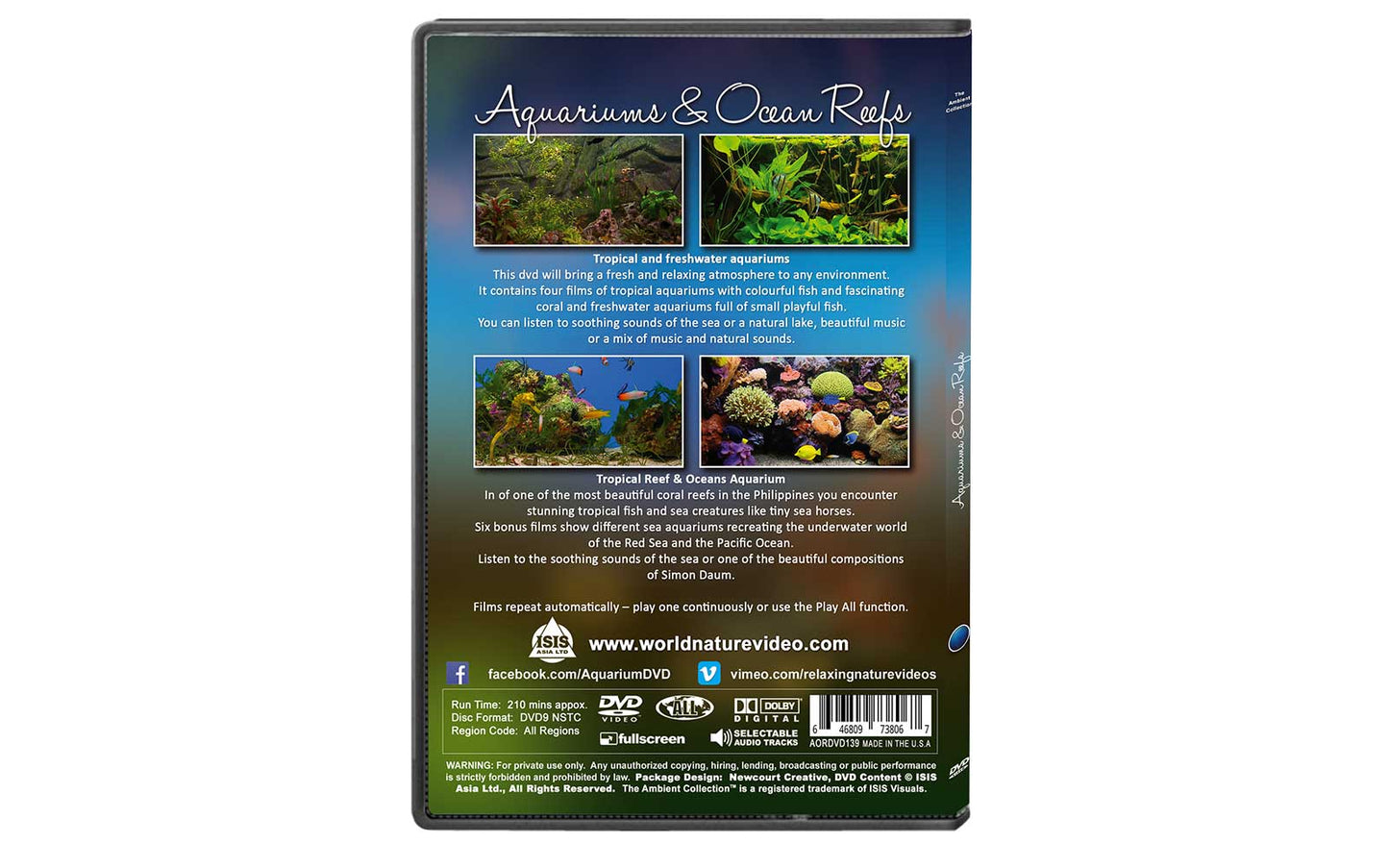 Aquariums & Ocean Reefs Dvd