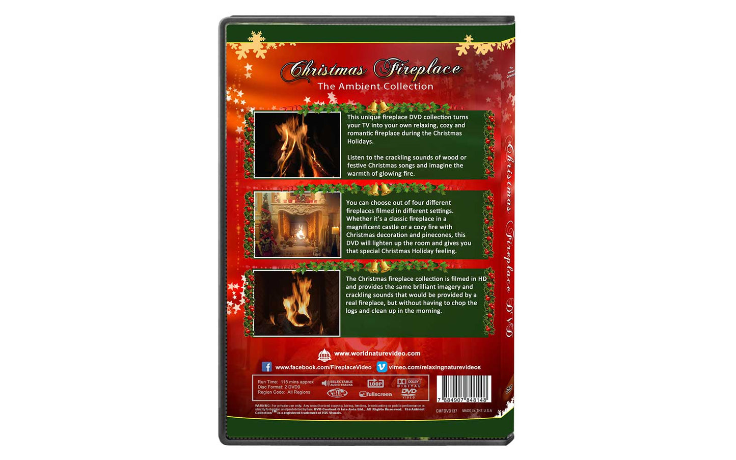 Christmas Fireplace Dvd