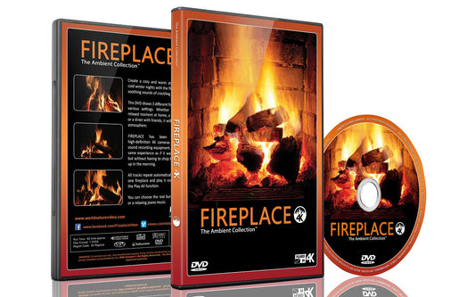 Fireplace with 4K Download