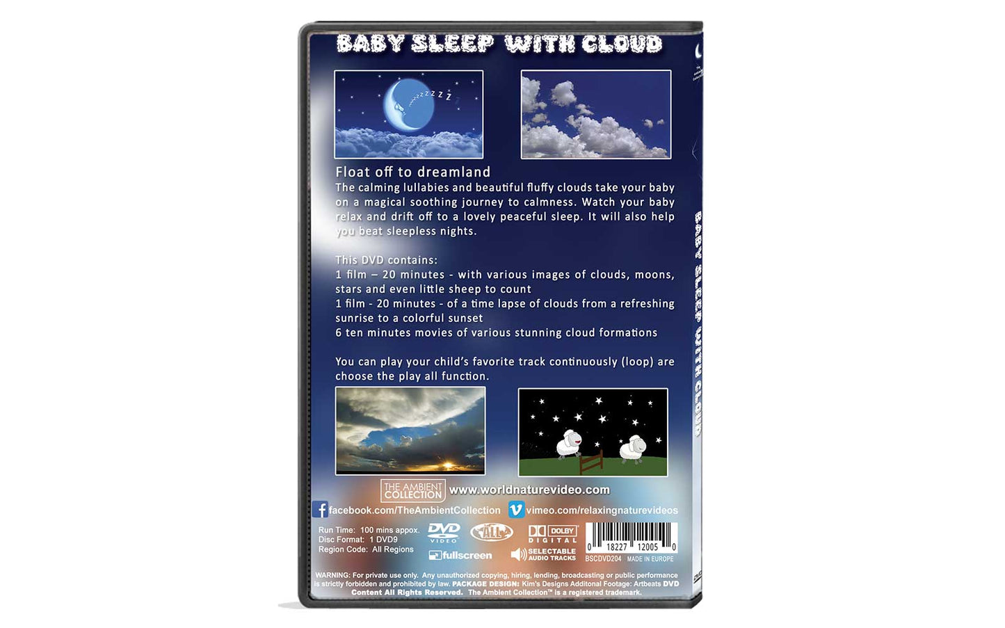 Baby Sleep with Clouds Dvd