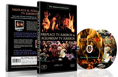 Fireplace TV Jukebox and Aquarium TV Jukebox