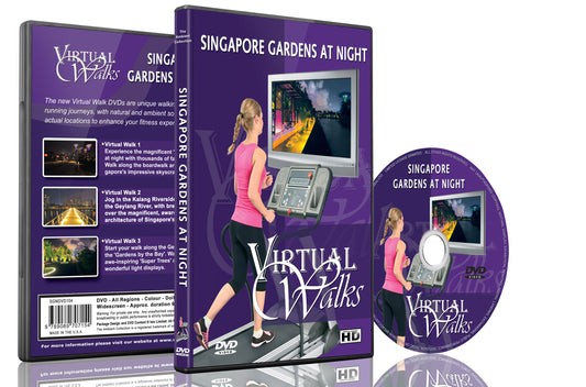 Virtual Walks - Singapore Gardens at Night